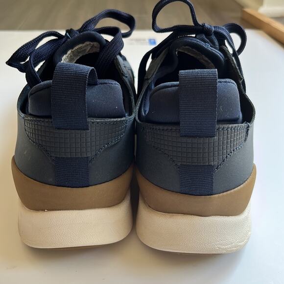 Madden NYC Men’s P-Razor Perforated Upper Lace Up Sneakers Navy Blue Size 9 - Picture 4 of 6